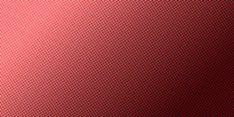 Subtle red halftone vector texture overlay. Monochrome abstract splattered background.

