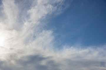 Skyscape and clouds, feels majestic, powerful, and slightly mysterious