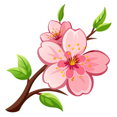 Cherry Blossom Flower PNG Clipart
