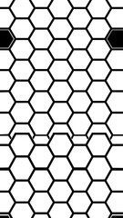 Obraz premium Geometric honeycomb pattern
