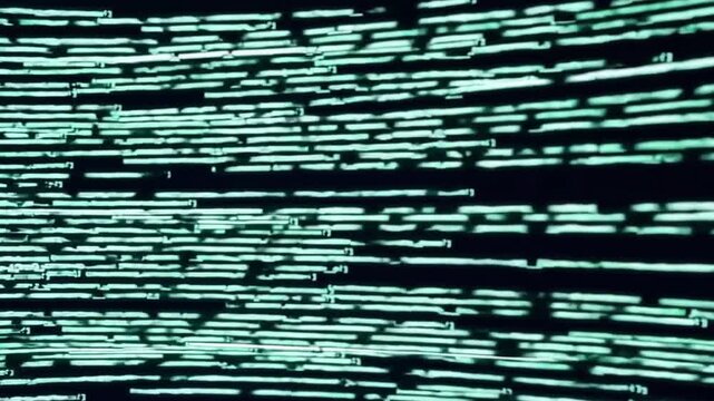 abstract digital glitch lines background teal streaks