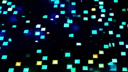 neon square light field abstract background - Powered by Adobe
