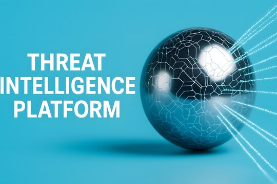 Chrome Sphere Node with Digital Connections for Network Infrastructure and Data Communication