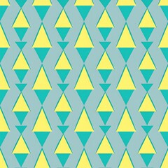 Geometric triangle pattern
