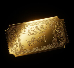 Golden ticket admit one