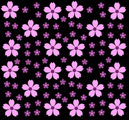 seamless pattern with flowers
