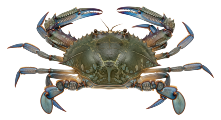 Isolated Blue Crab