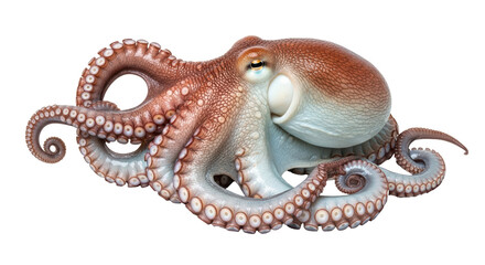 Fototapeta premium Isolated Octopus
