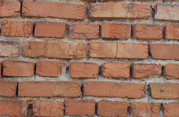 Vintage texture of old brick wall