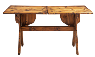 Rustic dining table design home kitchen furniture piece natural wood centerpiece versatile style