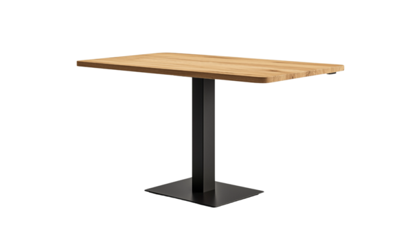 Modern wooden dining table contemporary kitchen furniture showcase minimalist design indoor environment aesthetic appeal