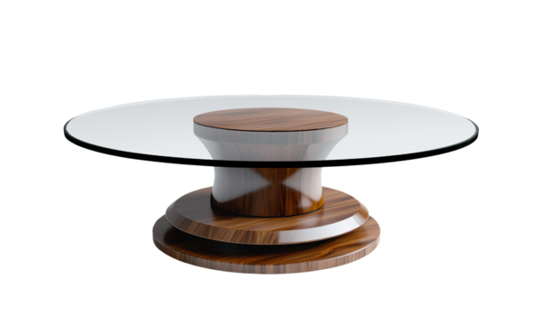 Elegant modern coffee table design living room furniture showcase contemporary style eye-level perspective sophisticated aesthetics for interior decor