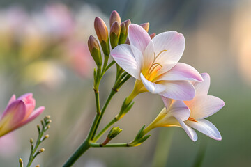 Fototapeta premium Close-up of freesia flower