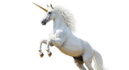 Isolated Rearing Unicorn © Maria