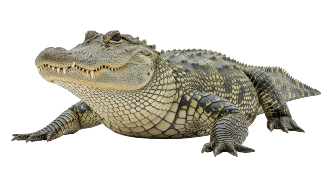 Isolated Alligator