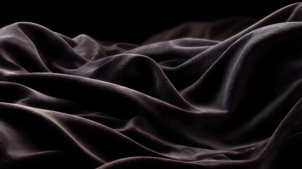 Obraz premium Smooth Waves of Velvet Fabric