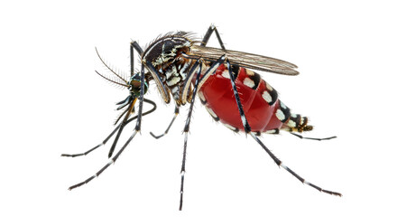 Isolated Mosquito Blood Sucking