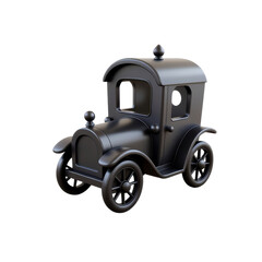 Obraz premium Vintage Hearse Car