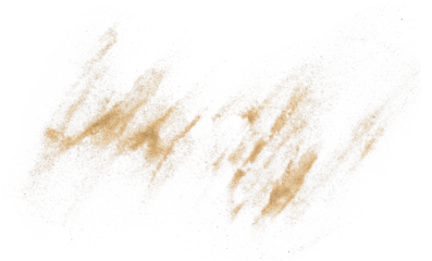 Sand flying isolated on white background and texture, clipping path