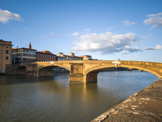 Naklejka premium The Old Town of city of Florence, TItaly