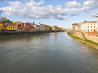 Fototapeta premium The Old Town of city of Florence, TItaly