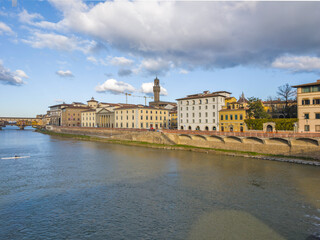 The Old Town of city of Florence, TItaly