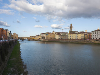 The Old Town of city of Florence, TItaly