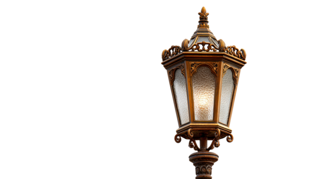 Ornate Street Lamp Post Lighting Fixture Outdoor