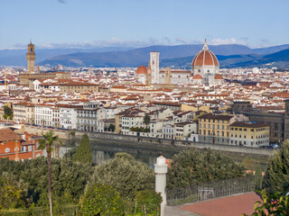 The Old Town of city of Florence, TItaly