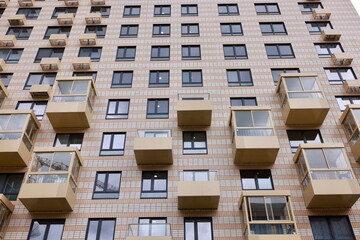 facade of a residential building