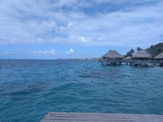 Bora bora, bora, tahiti, polynesie française, la plage