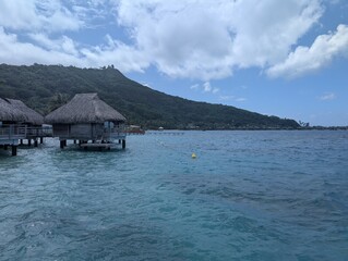 Bora bora, bora, tahiti, polynesie française, la plage