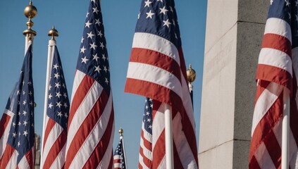 Commemorative image showcasing the United States on Patriot Day