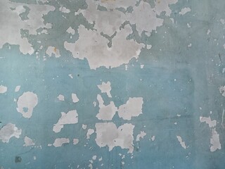 abstract motif on the wall of an old building