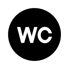 WC Circular Symbol