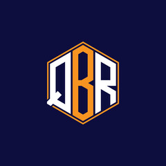 Modern Hexagon Monogram Logo Design – Geometric Lettermark Vector Template