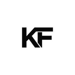 KF Logo Design Symbols Vector