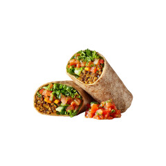 Delicious Lentil and Vegetable Wraps with Salsa