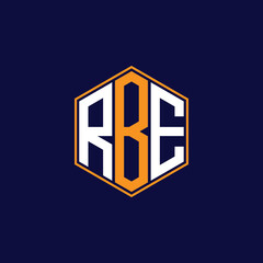 Modern Hexagon Monogram Logo Design – Geometric Lettermark Vector Template