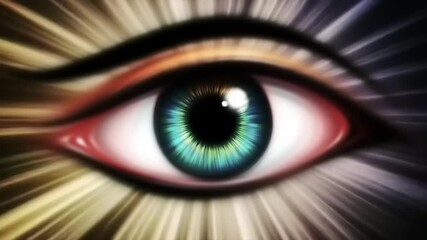 Radiant Eye with Abstract Vision.