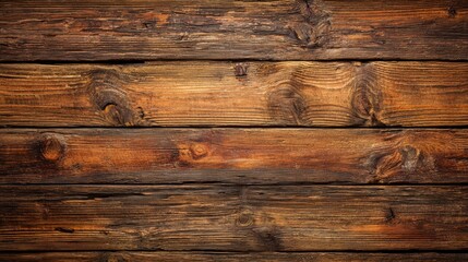 Fototapeta premium Rustic Wooden Plank Background with Natural Grain and Texture for Interior Design and Craft Projects