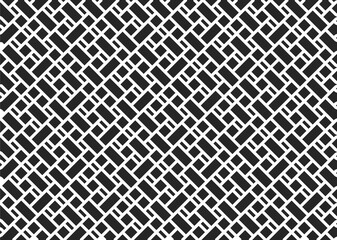 Fototapeta premium 幾何学的なタイル模様 背景 2色