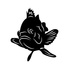Fish icon design template
