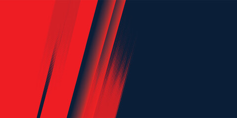 Abstract blue banner design vector, dynamic sporty horizontal background template for media promotion or web banner