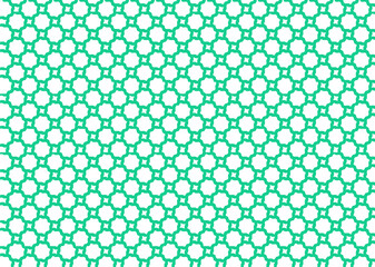 幾何学的なタイル模様 背景 2色