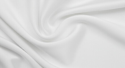 Obraz premium White Fabric Texture Background - Seamless Textile Material