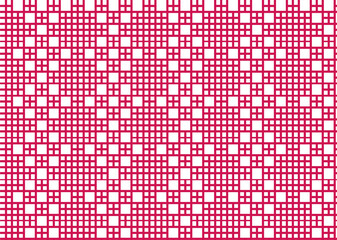 幾何学的なタイル模様 背景 2色