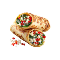 Delicious Spinach and Feta Stuffed Crepes, Healthy and Flavorful Meal