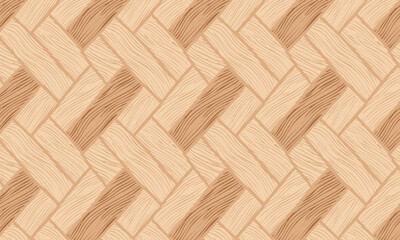 Classic Herringbone Wood Parquet Floor Seamless Pattern
