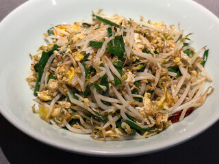 ニラもやし炒め